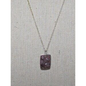 Sterling Necklace With Believe Pendant